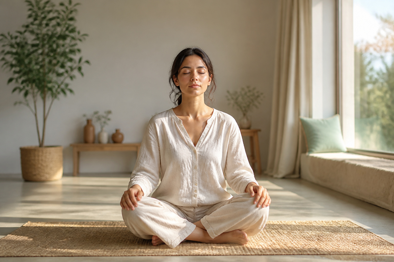 Serenite en meditation